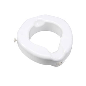 SAFE LOCK RAISED TOILET SEAT  4.25"HIGH